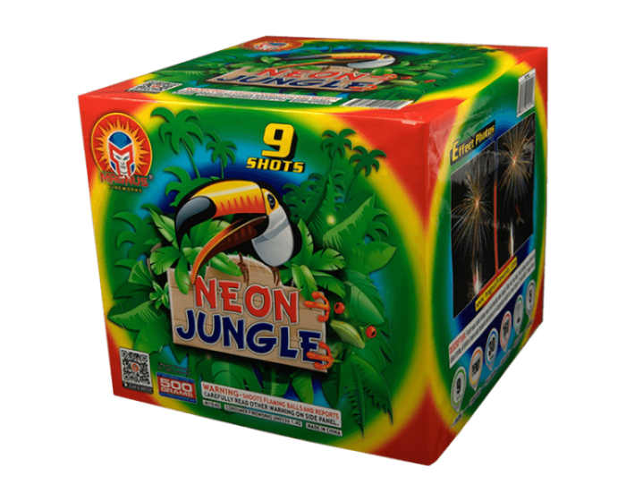 Neon Jungle Intergalactic Fireworks