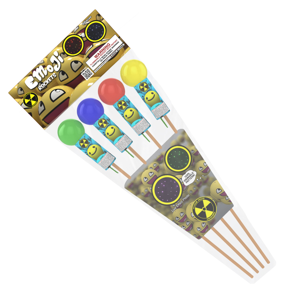 Emoji Rockets Intergalactic Fireworks